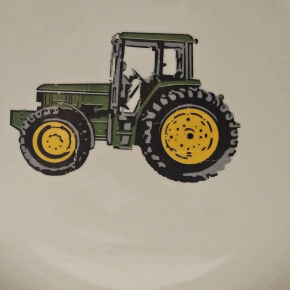 11" Gibson Licensed John Deere Dinner Plate ~ Nothing Runs Like a Deere - Picture 4 of 8